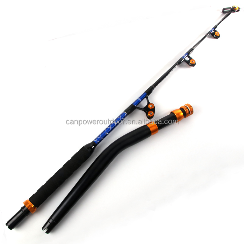 قضيب صيد الترولينج الجديد بوزن - مراجعة Fishing Boat Fiberglass وسعره