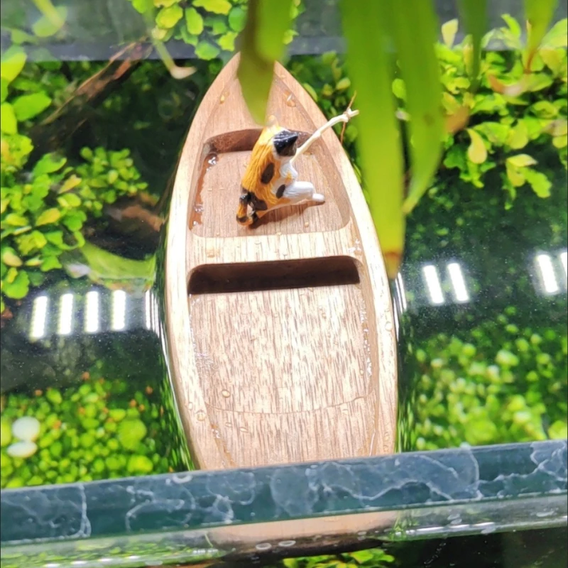 اليدوية قارب خشبي صغير عائم قا - مراجعة Fishing Boat Oar وسعره