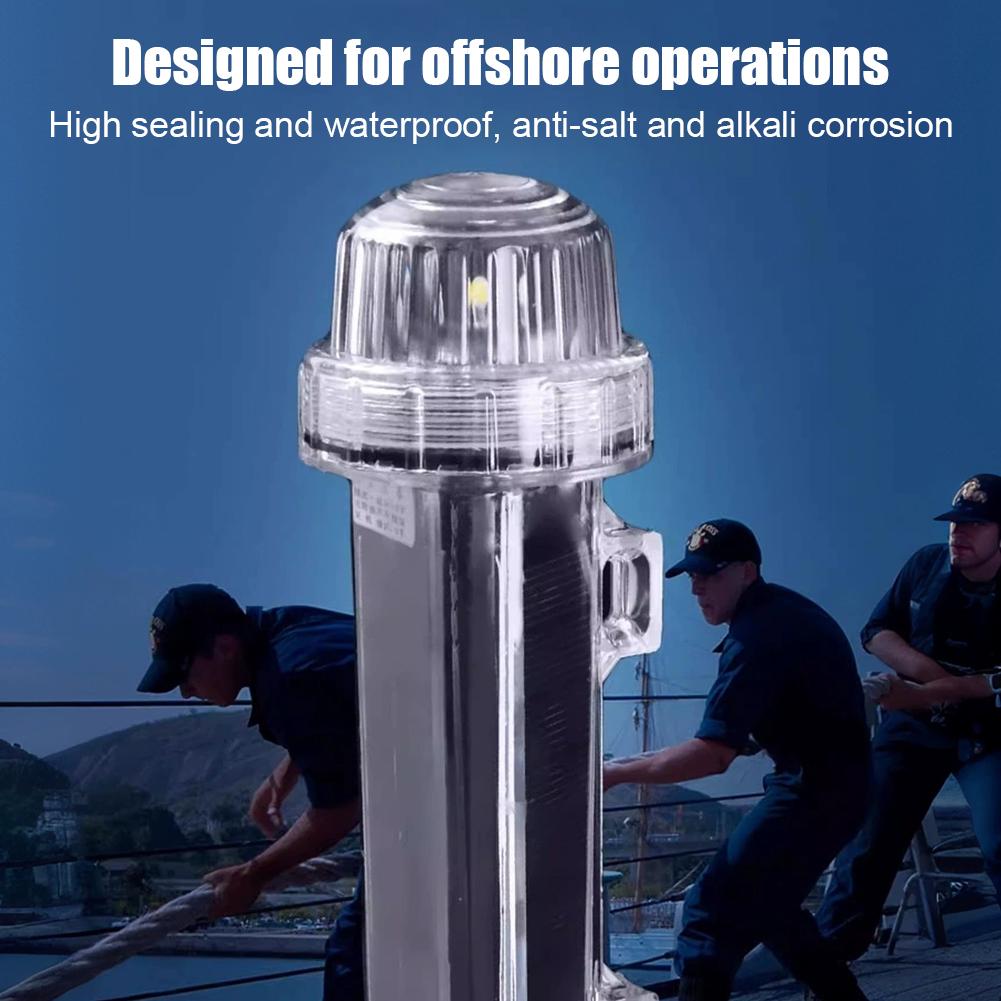 جديد الشمسية المحيط مصباح إشار - مراجعة Fishing Boat Navigation Light وسعره